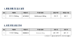 06월 30일ㅣ품절 및 입고 일정 안내
