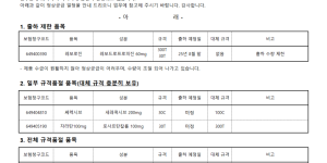 ※ 품절 및 입고 일정 안내