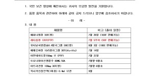 07월 10일ㅣ품절 및 입고 일정 안내