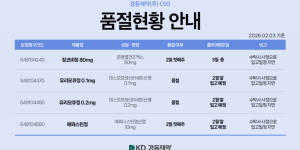 02월 04일ㅣ품절 및 입고 일정 안내